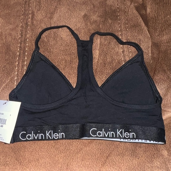 Calvin Klein Black Bralette Small - Picture 2 of 3